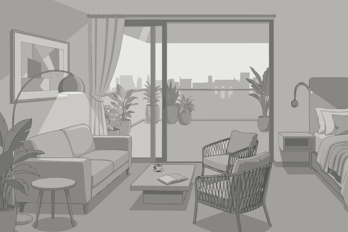 Apartamento com Vista da Cidade